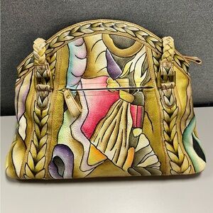 Magnifique Hand Painted Leather bag